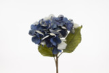 22in Dried Grand Hydrangea Stem - Dark Blue
