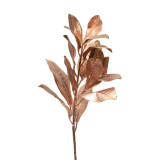 27in Metallic Magnolia Leaf Spray x2 - Copper