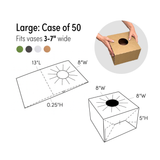 Pop Up Floral Delivery Box - Kraft (Large, 10pk)