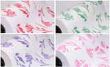 30in Wide Paper Roll Floral Print Wrap (600ft)
