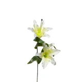 27in Lily Spray X2 - White