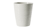 5in Wide Bristol Birch Ceramic Pot - Warm White