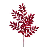 21in Glitter Honey Locust Spray X6 - Red