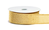 #9 Stairstep Woven Metallic Ribbon (20yds) - Gold