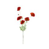 26.5in Poppy Spray - Orange