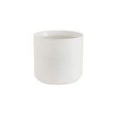 4.75in Kendall Plastic Pot - White
