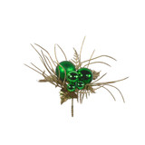 XWRPI 8L BALL HOLLY FERN TWIGPICK EMERALD GOLD