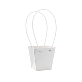 5in Tall Pretty Bag, Water Resistant (Bag of 6) - White