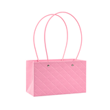 8.66in Long Diamond Pretty Bag, Water Resistant (Bag of 6) - Pink