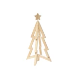 21in Tall Christmas Tree Cutout With Star Topper