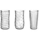 8.5in Rose Clear Glass Vase #4072 (Assorted)