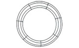 10in Box Wreath Frame