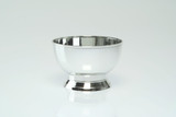 7in Wide Plastic Revere Compote Bowl - Silver