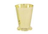 4.5in Tall Mint Julep Plastic Cup - Gold