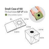 Pop Up Floral Delivery Box - Green (Small, 100pk)