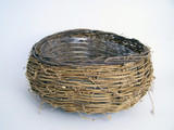 9.5in Wide Bird Nest Basket