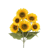 22in Sunflower Bush x6 - Yellow