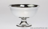 6in Wide Revere Plastic Compote Bowl - Silver