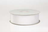 #9 Premium Double Face Satin Ribbon - White (50yd)