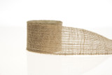 2.5in Loose Weave Burlap Ribbon (50yd)