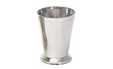4.5in Wide Mint Julep Plastic Cup - Silver