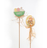 12in Happy Easter Pick (Assortred)