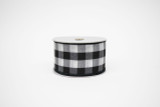 #40 Dutch Plaid Xmas Ribbon - Wired Edge (20yd)