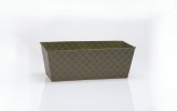 14in Long Diamond Pattern Rectangular Metal Window Box