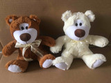 8.5in Tall Joey Bears with Ribbons Plush (Assorted)