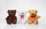 17in Tall Jeffrey Bears with Ribbons Plush (Assorted)
