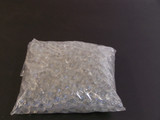 4.4lb Plain Gem Pebbles (Bag of 500) - Clear Marbles