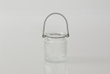 3.5in Tall Juliet Votive Clear Glass Vase with Hanger