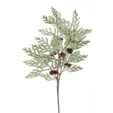 36in Cypress Pine Branch with Pine Cones