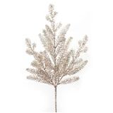 22in Glitter Hemlock Spray - Platinum
