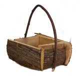 6in Wide Log Basket