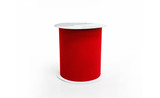 6in Wide Poly Back Velvet Ribbon - Red (25yd)