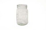 6.5in Tall Vintage Mason Jardin Glass Jar