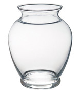 7.25in Tall Ginger Jar Glass Vase