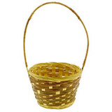 5.5in Wide Fern Basket - Two Tone