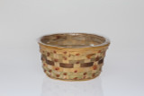 8.5in Wide Bamboo Fruit Bowl Baskets - Assorted