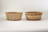 11in Wide Bamboo Fruit Bowl Baskets - Assorted