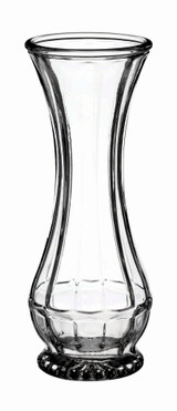 9in Tall Bouquet Clear Glass Bud Vase