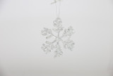 5in Acrylic Snowflake Ornament