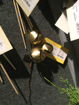 45mm Gold Bells on Pick x3