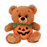8in Sitting Pumpkin Teddy Plush