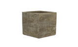 6in Long Newcastle Cube Cement Pot