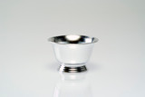 6in Wide Plastic Revere Compote Bowl - Silver