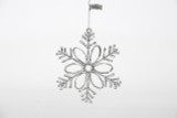 8in Acrylic Snowflake Ornament