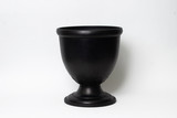 15in Wide Recycled Plastic Pedestal Urn Planter