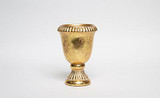 8in Tall Posh Ceramic Urn - Gold Foil